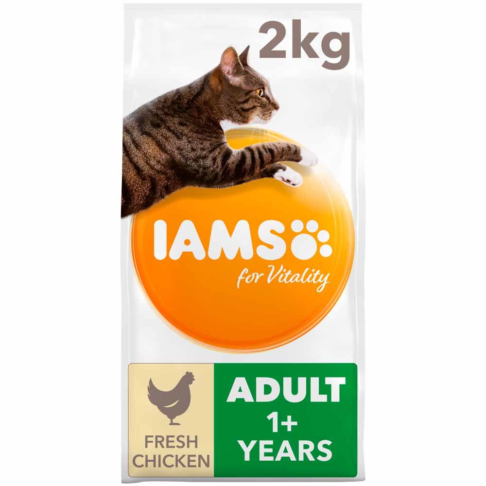 Iams Vitality with Fresh Chicken Food for Adult Cats