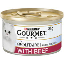 Gourmet Solitaire Beef In Tomato Sauce Wet Cat Food