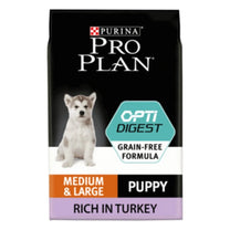 Pro Plan Dog Puppy Grain Free Optidigest Medium Breed Sensitive Digestion Turkey - 12kg