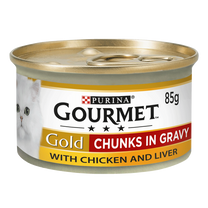 Gourmet Gold Chicken & Liver Wet Cat Food