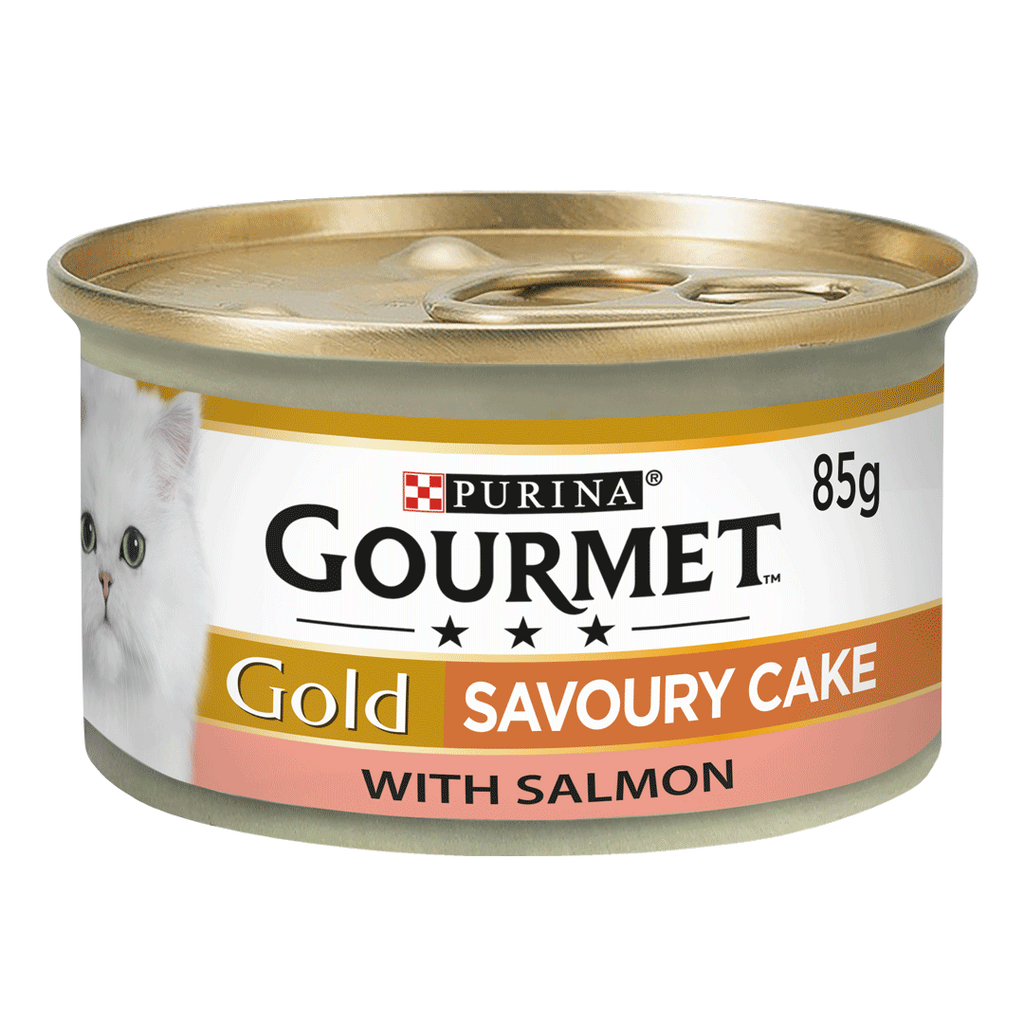 Gourmet Gold Savoury Cake Salmon In Gravy - 85g