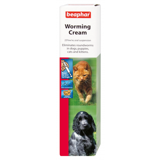 Beaphar Worming Cream for Puppies & Kittens 18g