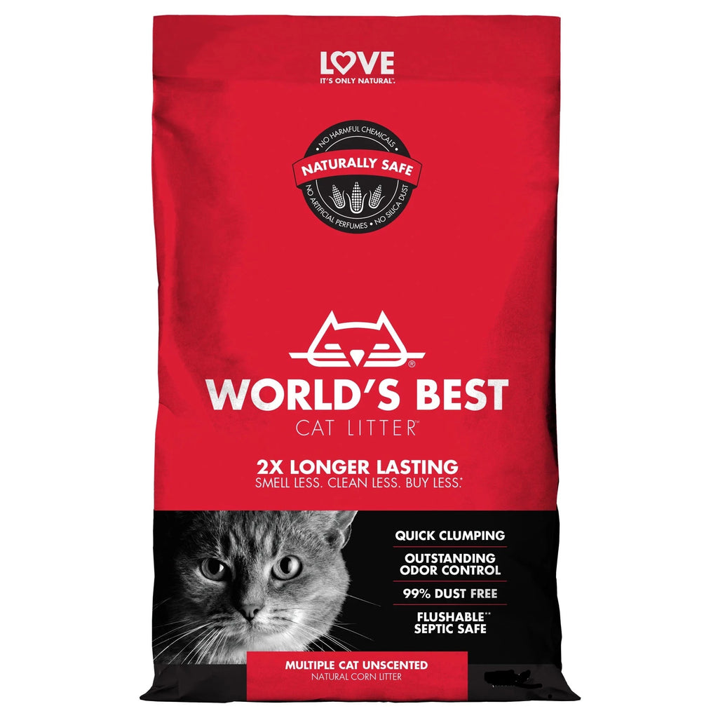 Worlds Best Multiple Cat Litter Clumping Formula - 3.63kg
