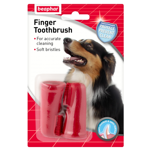 Beaphar Finger Toothbrush for Dogs