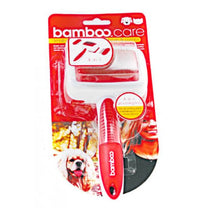 Bamboo Double Sided Brush for Small Dogs & Cats