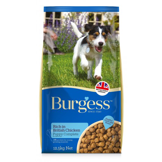 Burgess Chicken Food for Puppies 12.5kg