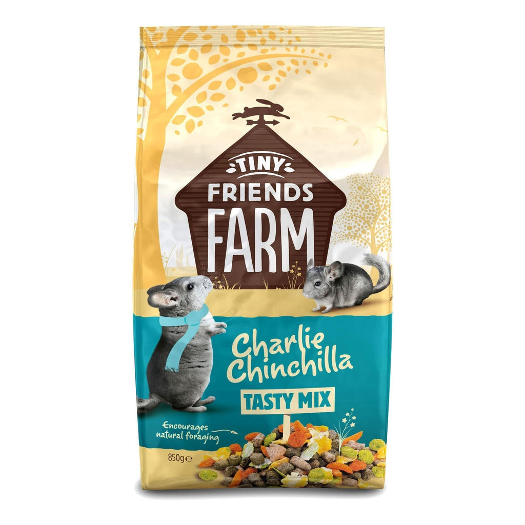 Supreme Tiny Friends Farm Charlie Chinchilla Tasty Mix - 850g