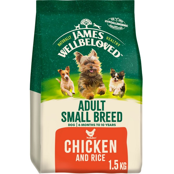 James Wellbeloved Dog Adult Small Breed Chicken & Rice