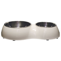 Catit Double Diner Bowl White