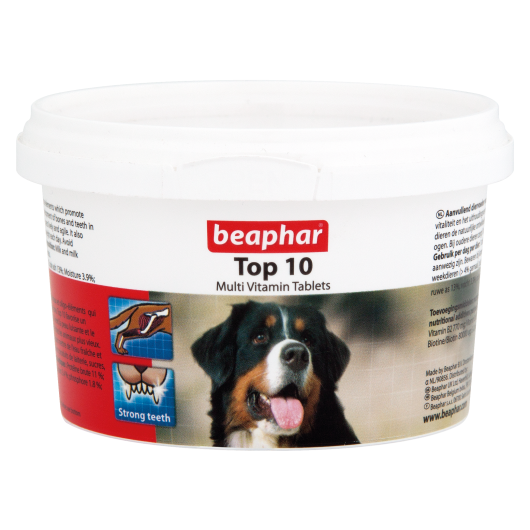 Beaphar Top 10 Multivitamin Tablets for Dogs 117g