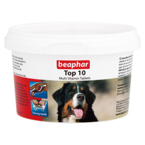 Beaphar Top 10 Multivitamin Tablets for Dogs 117g