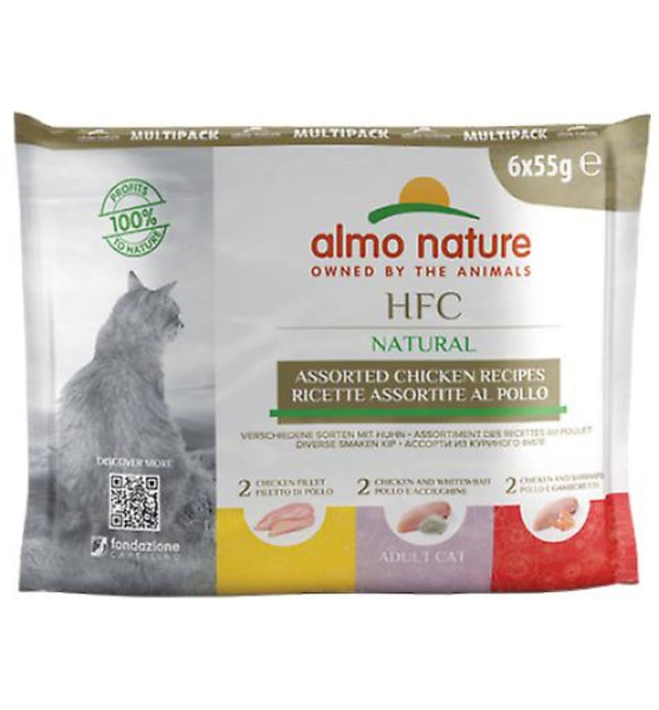 Almo Nature HFC Multi Pack Wet Food for Cats - Chicken