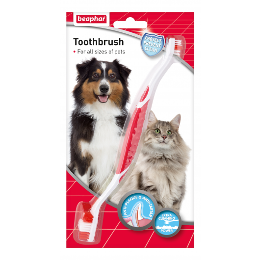 Beaphar Dual Head Toothbrush for Dog & Cats