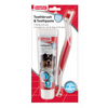 Beaphar Double-Ended Toothbrush & Toothpaste Pack for Dogs