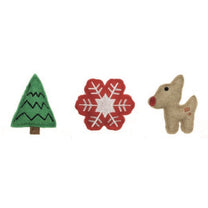 Pet Brands Festive Felt Catnip Toys for Cats - Pack of 3