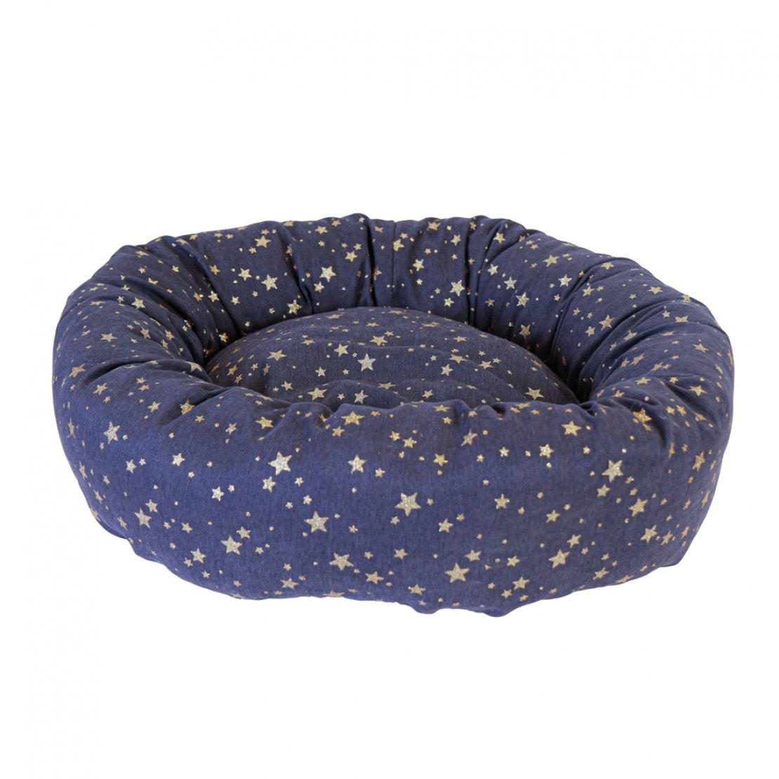 Starry Nights Star Navy Donut Dog Bed