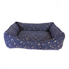 Pet Brands Starry Nights Sofa Bed for Dogs - Navy - Small