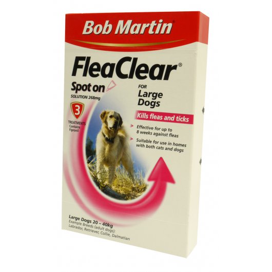 Bob Martin FleaClear Spot On For Dogs