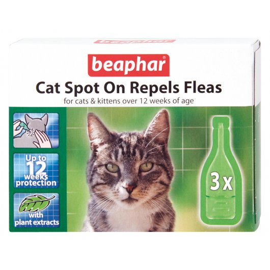 Beaphar Spot On Flea Repellent for Cats 12 Week