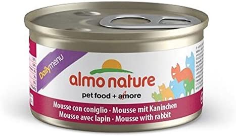 Almo Nature Daily Grain Free Mousse for Cats - Rabbit