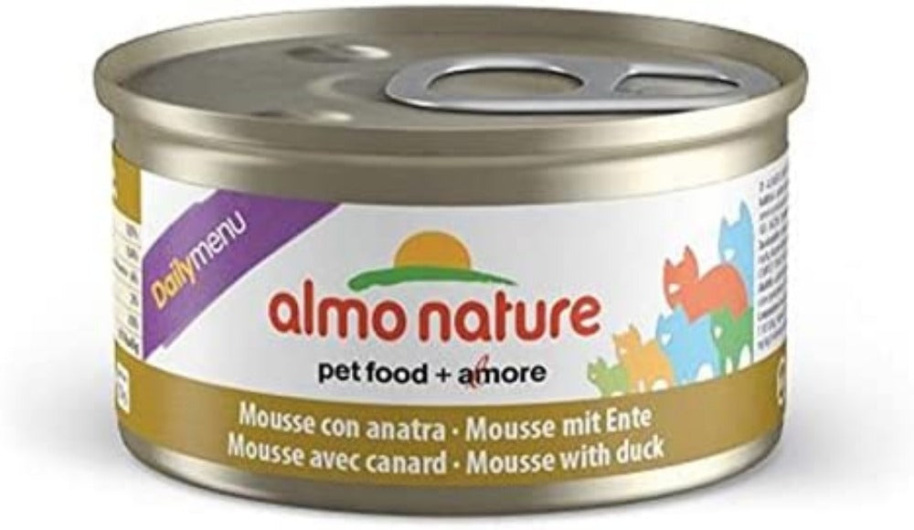 Almo Nature Daily Grain Free Mousse for Cats - Duck