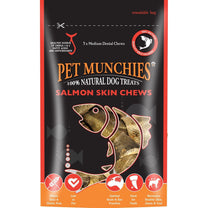 Pet Munchies Salmon Dog Treats Salmon Skin 1 x 90g