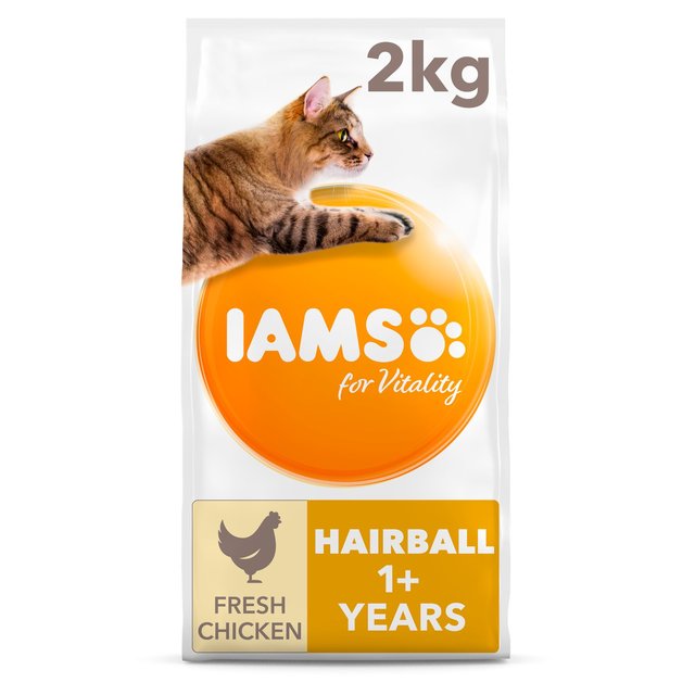 Iams Vitality Hairball Control Chicken Food for Cats