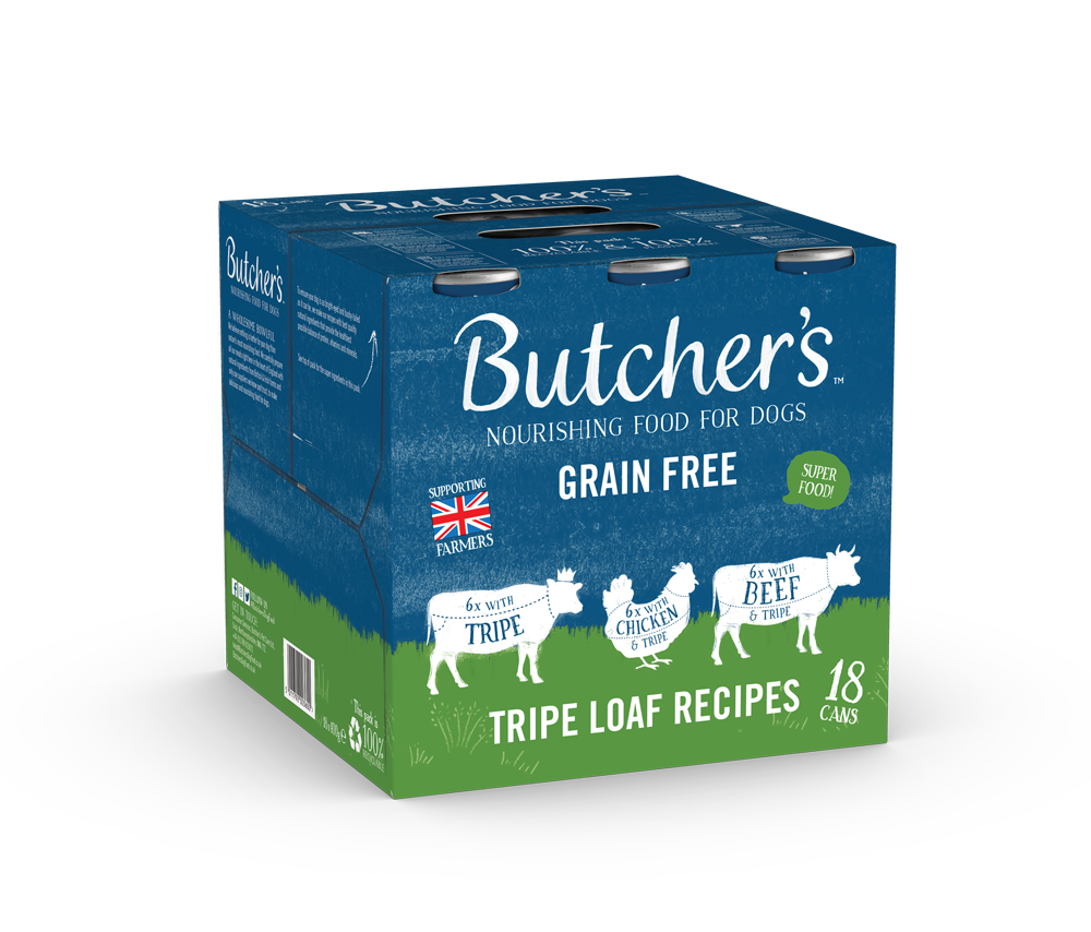Butcher's Original Tripe Mix Recipes Dog Food Tins - 18x400g