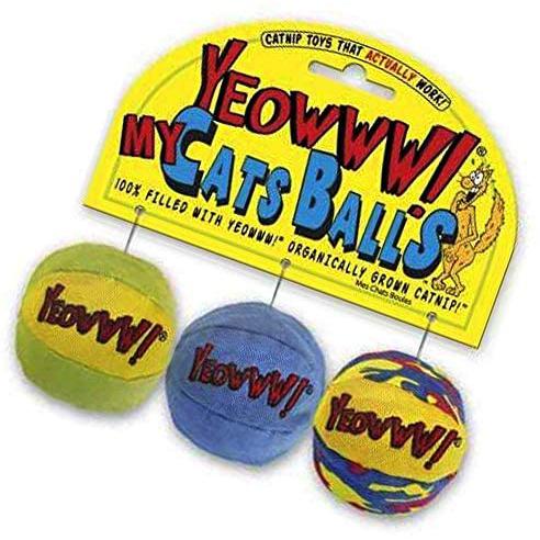Yeowww Catnip My Cats Balls Toy (3 Pack)