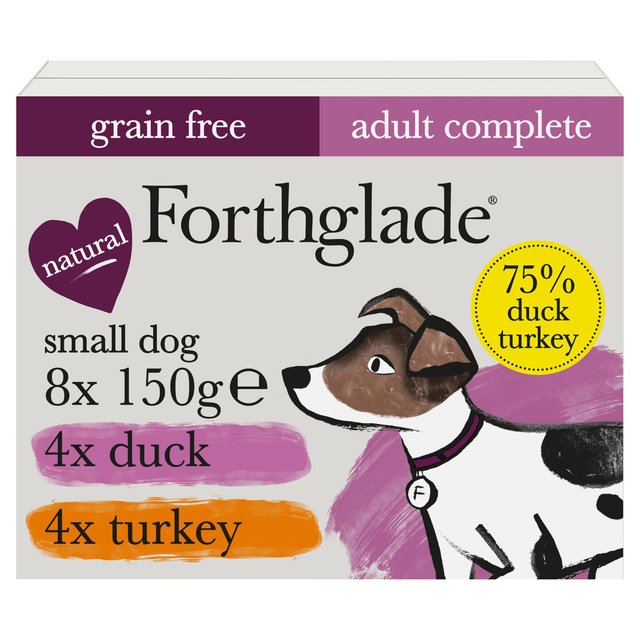 Forthglade Duck & Turkey Grain Free Small Dog Wet Adult Dog Food