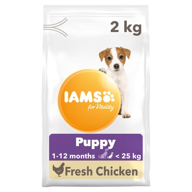 Iams Vitality with Fresh Chicken Food for Small & Medium Puppies