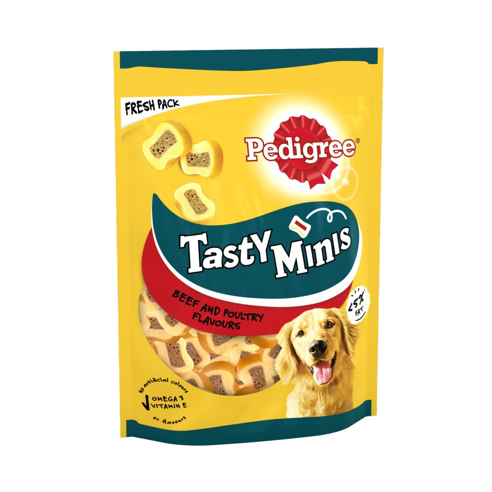 Pedigree Tasty Minis Beef & Poultry - 155g