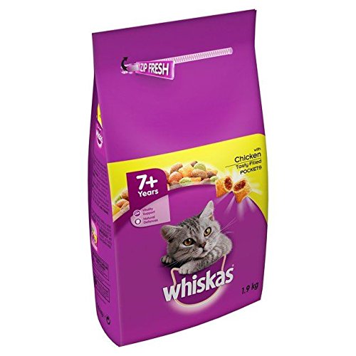 Whiskas 7+ Complete Chicken Senior Dry Cat Food - 1.9kg