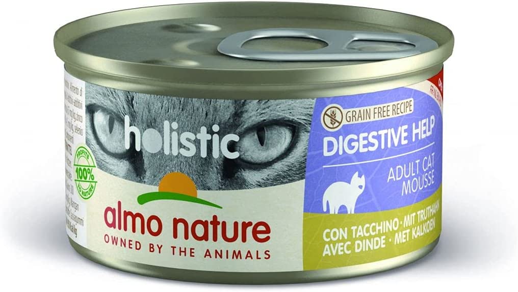 Almo Nature Holistic Digestive Help Wet Food for Cats - With Turkey