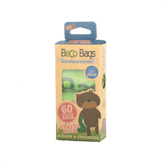 Beco Bags Degradable Poop Bags Mint Scented 120 Pieces