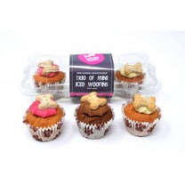 Barking Bakery Mini Iced Woofins for Dogs Vanilla & 1 Carob Sponge