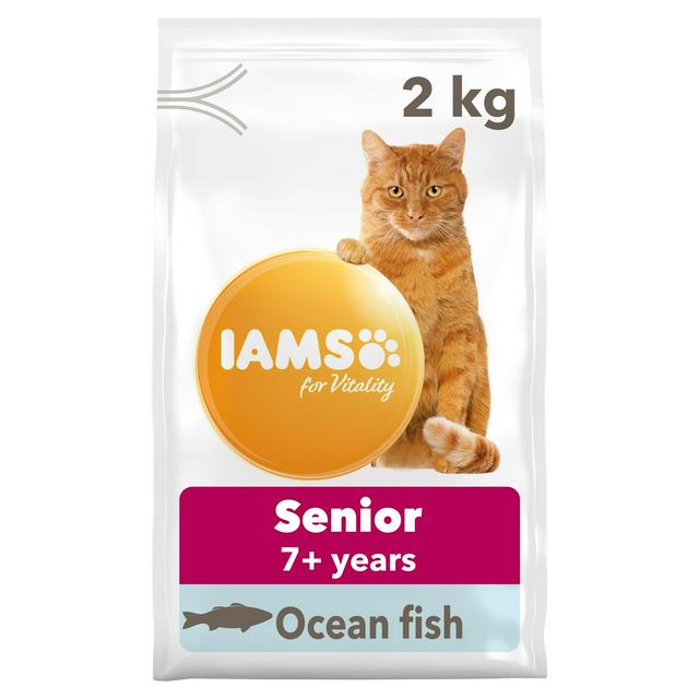 Iams Vitality with Ocean Fish Food for Senior Cats