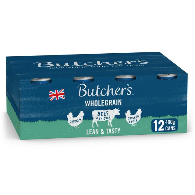 Butcher's Lean & Tasty Low Fat Dog Food Tins - 12x400g
