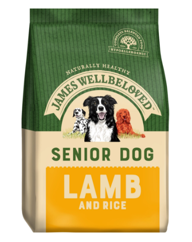 James Wellbeloved Canine Kibble Senior Lamb & Rice