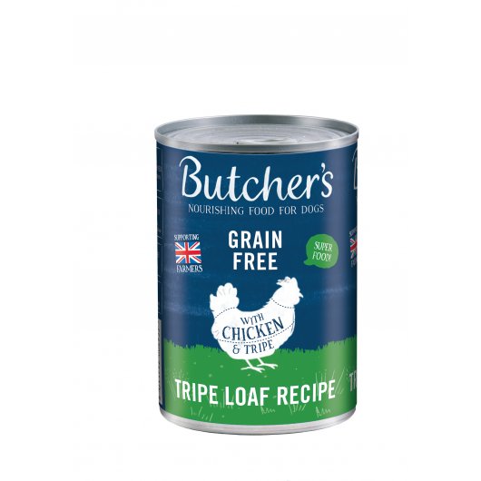 Butcher's Tripe & Chicken Grain Free Canned Food for Dogs 400g