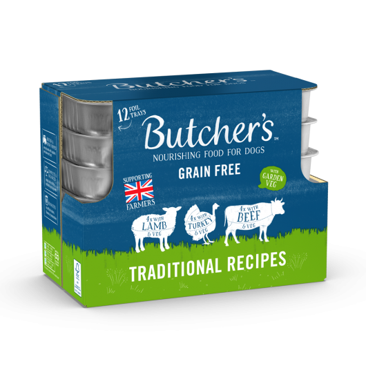 Butcher's Traditional Recipes Food Trays for Dogs 12 x 150g