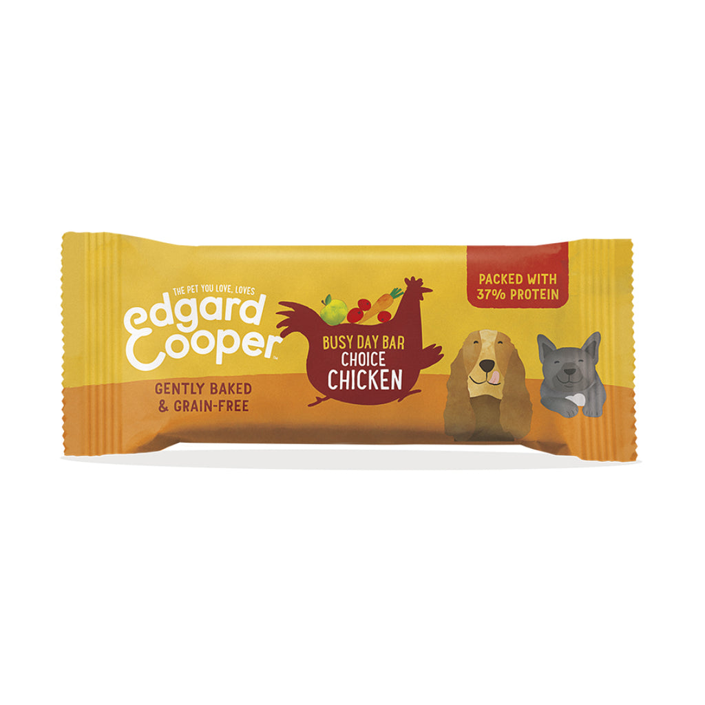Edgard & Cooper On The Go Bar Grain Free Dog Treats - Chicken - 25g