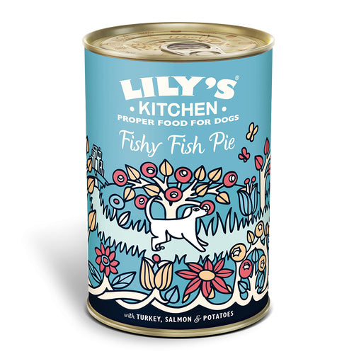 Lily's Kitchen Wet Dog Tin Fishy Fish Pie - 400g