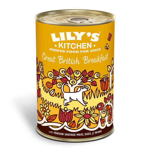 Lily's Kitchen Wet Dog Tin Great British Breakfast - 400g