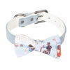 Cath Kidston London People Leather/fabric Printed Pet Collar Small