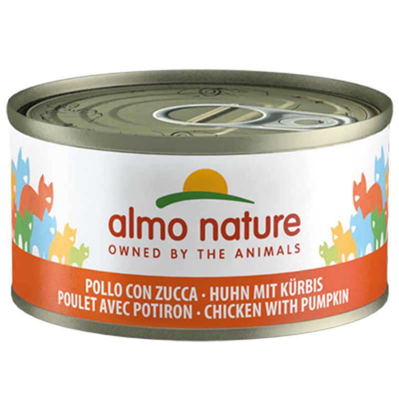 Almo Nature Mega Pack Wet Cat Food in Tins - Chicken With Pumpkin