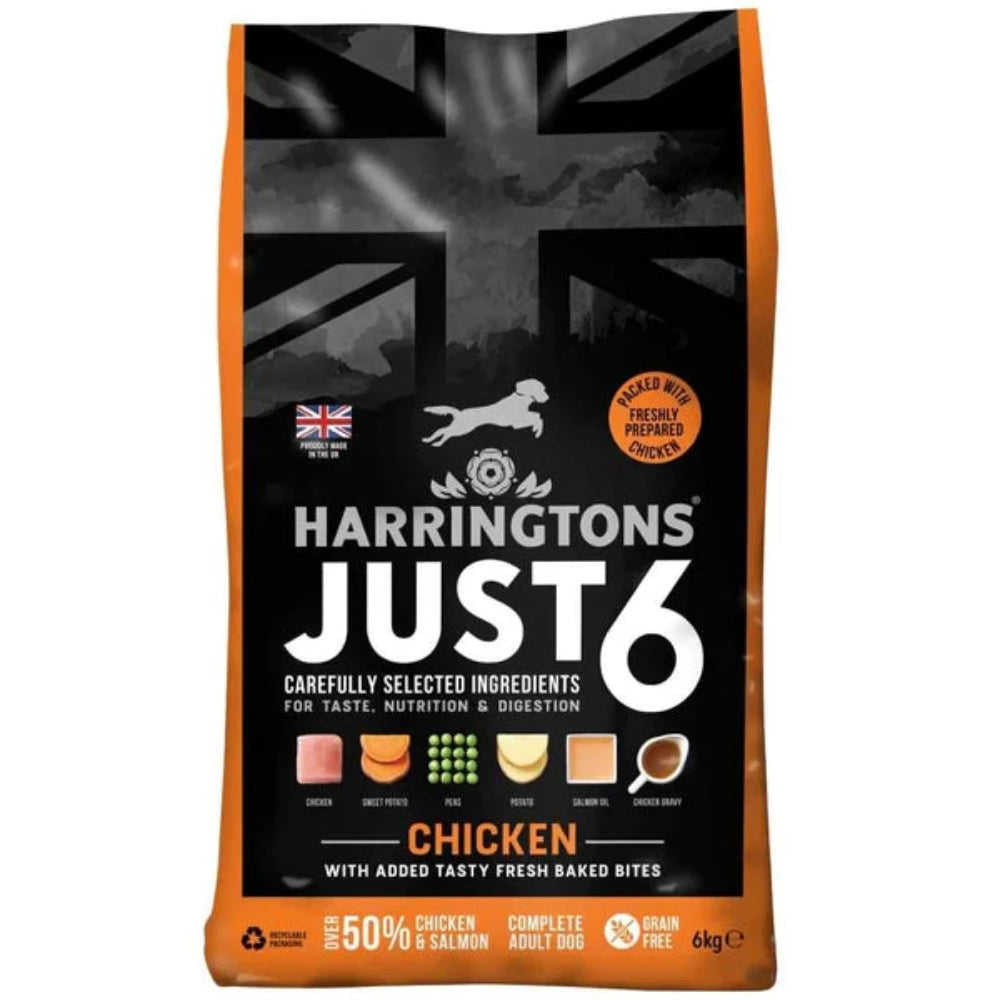Harringtons Just 6 Chicken Complete Dry Dog Food
