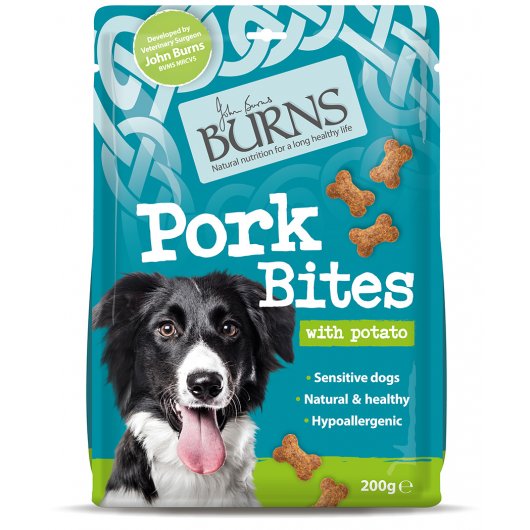 Burns Sensitive Pork Treats for Dogs