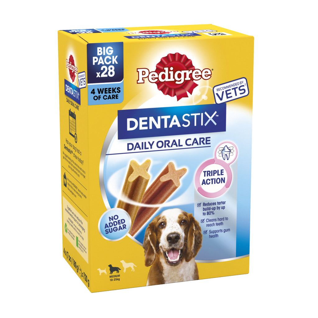 Pedigree Dentastix Daily Dental Chews for Medium Dog - 28 Sticks