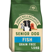 James Wellbeloved Canine Maintenance Kibble Adult Ocean White Fish & Vegetable - 1.5Kg